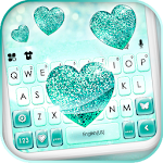 Sparkle Glitter Heart Keyboard Theme Apk