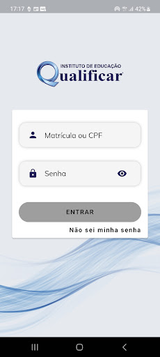 Android application Instituto Qualificar screenshort