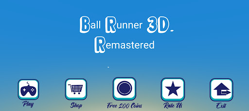 Android application Ball Runner 3D Remaster screenshort