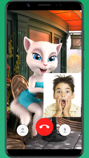 Calling Angela’s ChatCall Simulator video Chat