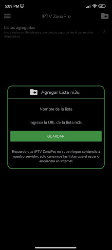 IPTV ZonaPro Screen 3