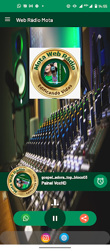 Android application Web Rádio Mota screenshort