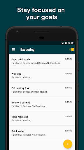 Android application YourFocus screenshort