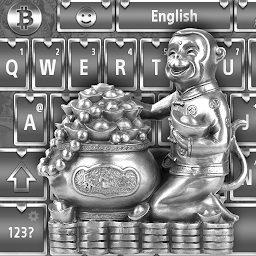 תמונת סמל Silver Lucky Charm Go Keyboard