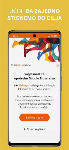 BIB Walking Challenge Screen 2