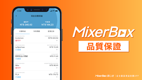 MixerBox 現金回饋最高40%！購物、抽獎：開堃倍