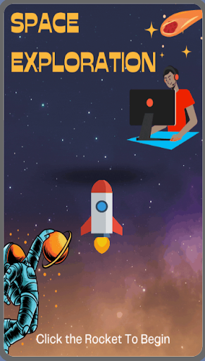 Android application Space Exploration screenshort
