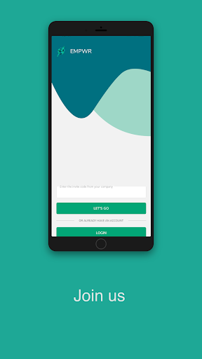 Android application EMPWR screenshort