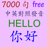 傾聽  英文/中文 7000 句 icon