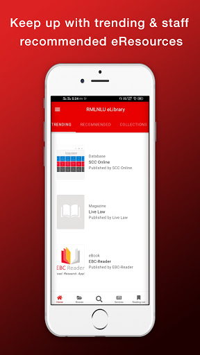 RMLNLU eLibrary Screen 2