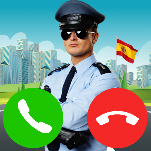 Policia de niños broma logo