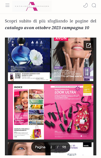 Android application Avon Catalogo Blog Partner NDB screenshort