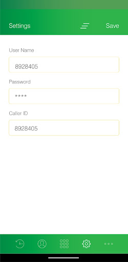 Madeenagold Dialer Screen 2