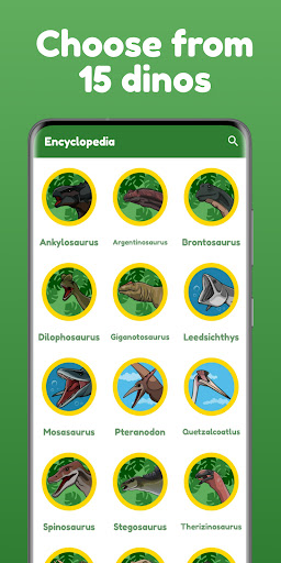 Android application Book of Dinos screenshort