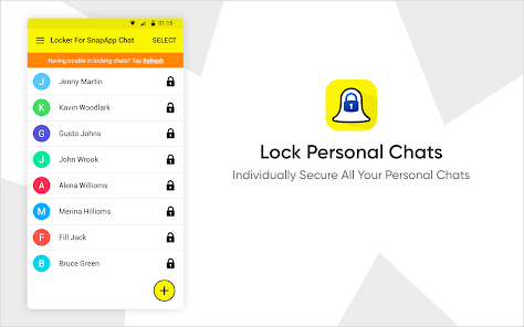 Captura de Pantalla 15 Locker For SnapApp Chat android