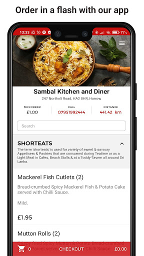 Sambal Click & Collect Screen 2