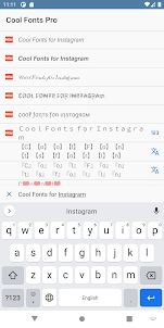 Fonts for Instagram Pro
