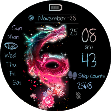 BFF42 - Neon Art Dragon Flower screenshot 18