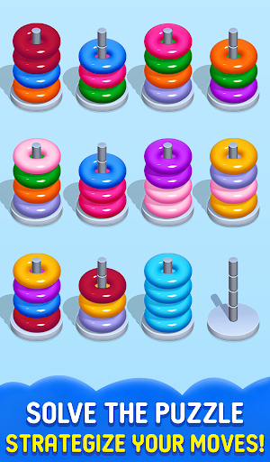 Stack Sort Puzzle - Color Sort - Hoop Sort Stack 1.0 screenshots 3