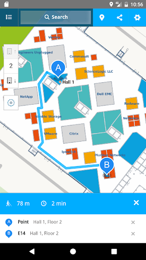 MazeMap Screen 2