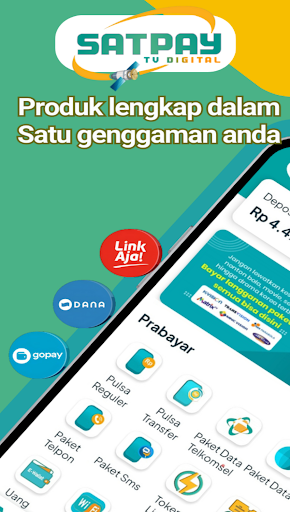 Android application Paket TV,Pulsa Dan PPOB screenshort