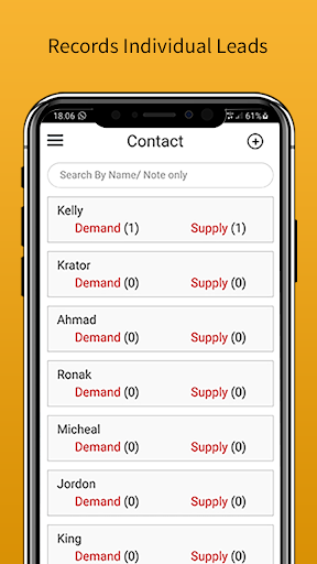 Android application ListingMine Property Agent CRM screenshort