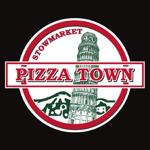 Pizza Town in Stowmarket logo