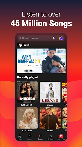 Gaana Music : Songs & Podcasts poster-1