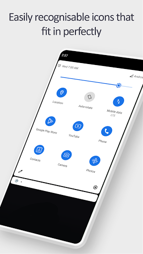 Screenshot of Tile Shortcuts: Quick settings