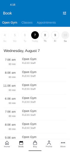 FLEXX fitness Screen 2