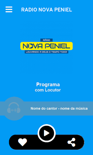 Android application Radio Nova Peniel screenshort