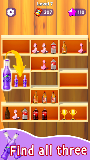 Android application Triple Master 3D: Goods Merge screenshort