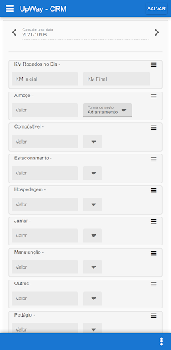 UpWay CRM Screen 2