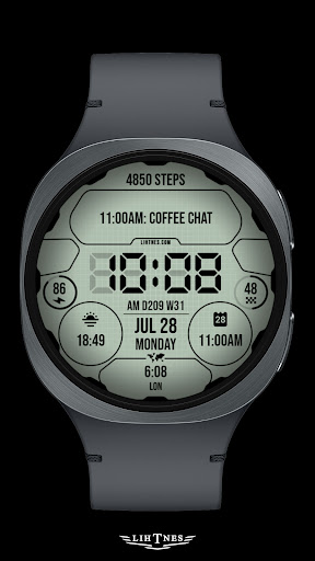 Digital Pure Watch Face 056 screenshot 1