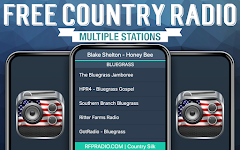 screenshot of Country Radio Favorites