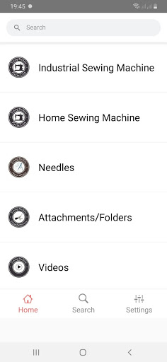 Sewing Machine Parts List Pro Screen 2