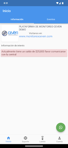 Ceven Alarmas Screen 3
