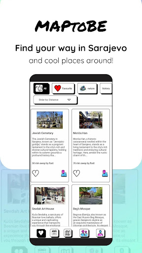 Android application MapToBe screenshort