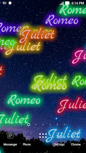 My Neon Name Live Wallpaper Screen 2