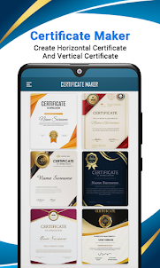 Certificate Maker App