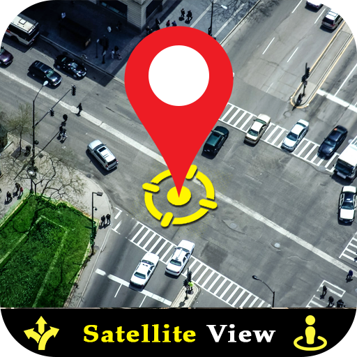 GPS Navigation-Map street view logo