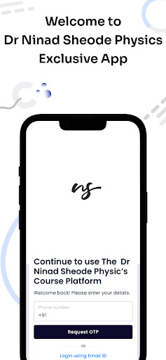 Android application Dr Ninad Sheode Physics screenshort