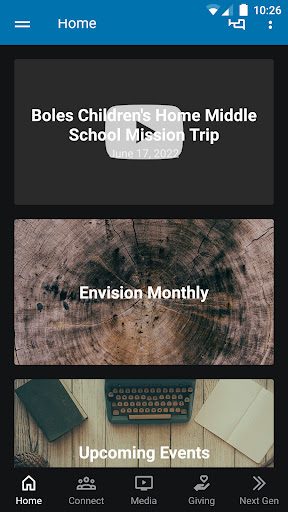 Android application Georgetown Church of Christ screenshort