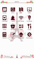 screenshot of I Love Paris Wallpaper
