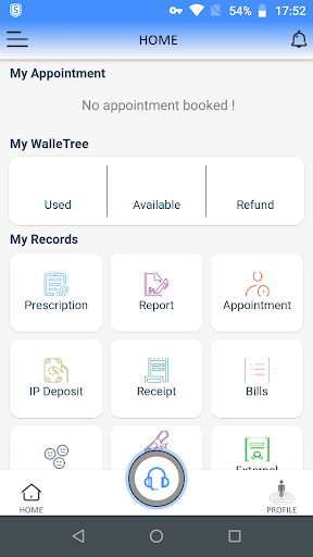 Sancheti Patient Portal Screen 2