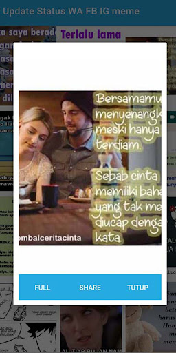 Update Status WA FB IG Meme Screen 3