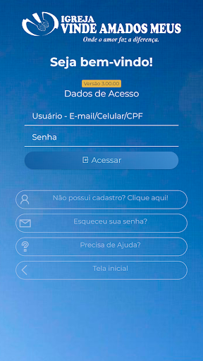 Igreja Vinde Amados Meus Screen 2