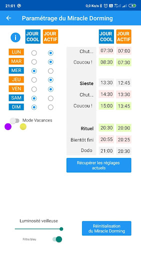 Android application Miracle Dorming ! screenshort