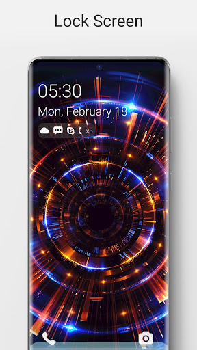 Android application Modern Style Lockscreen screenshort