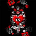 Cover Image of डाउनलोड Red Black Tattoo - Wallpaper  APK